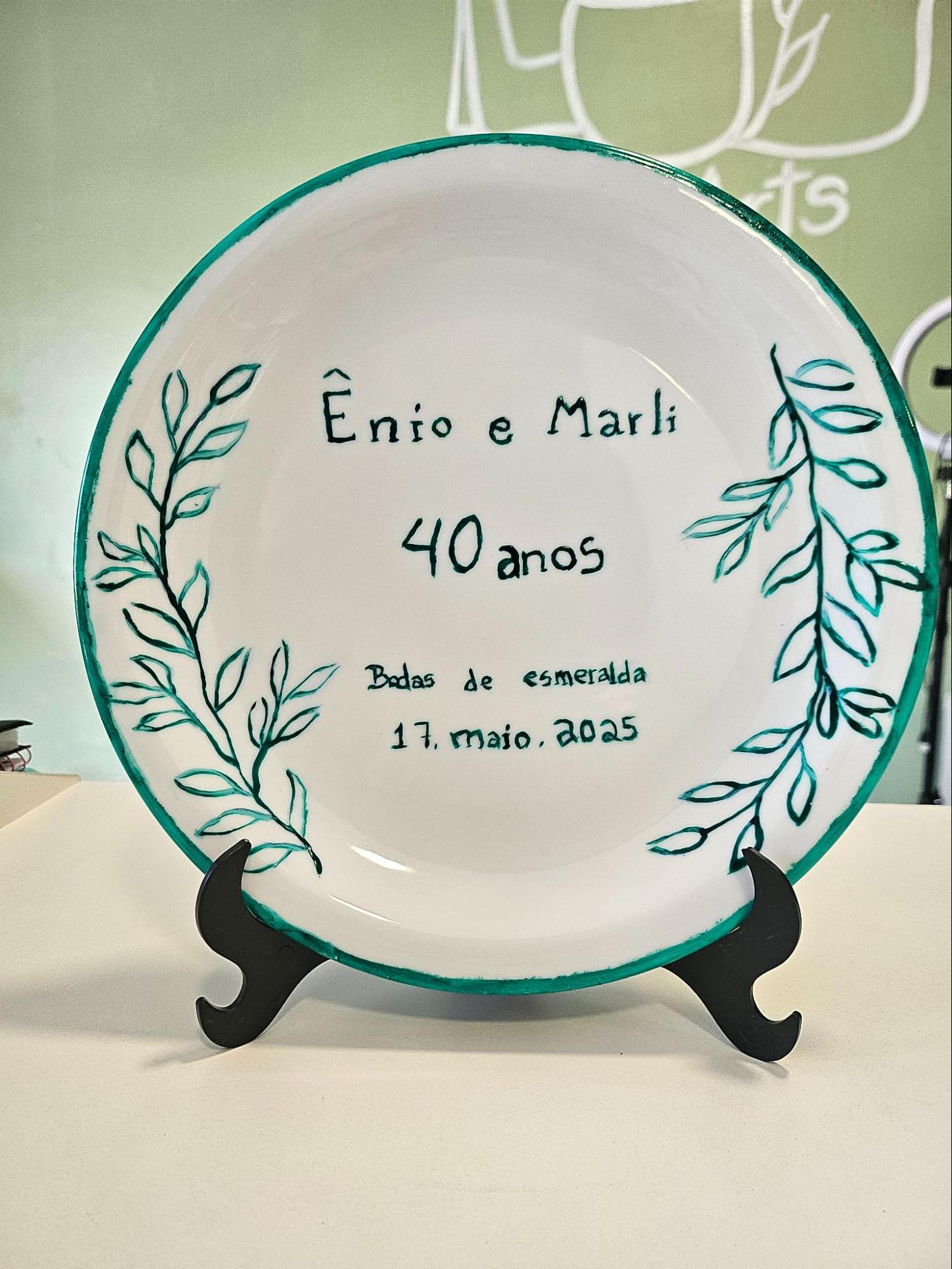 Prato c/ suporte
